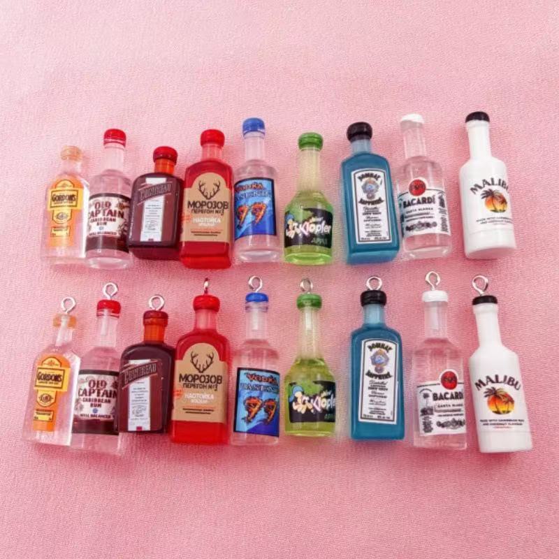 Jewelry Making Resin - 11個入り ミニシミュレーションレジン 3Dペンダント イヤリング キーホルダー ペンダント