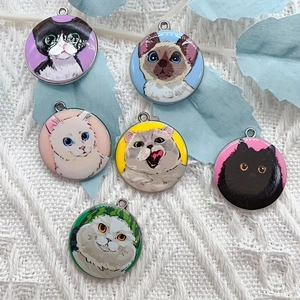 10 個漫画動物猫エナメルジュエリー作りかわいいぶら下げイヤ - Jewelry Making Diy のレビューと価格