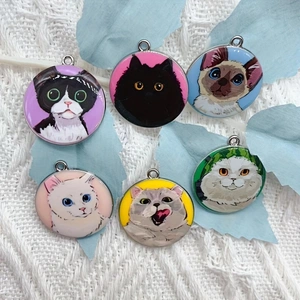 10 個漫画動物猫エナメルジュエリー作りかわいいぶら下げイヤ - Jewelry Making Diy のレビューと価格