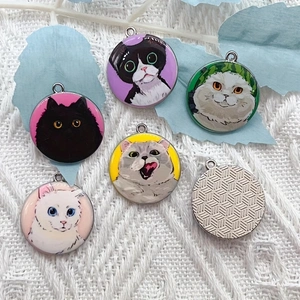 10 個漫画動物猫エナメルジュエリー作りかわいいぶら下げイヤ - Jewelry Making Diy のレビューと価格