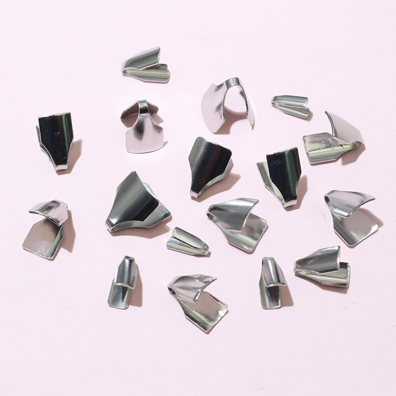 100個ステンレス鋼2-7mmフラットコード圧着エンドビーズ - Jewelry Making Bead のレビューと価格