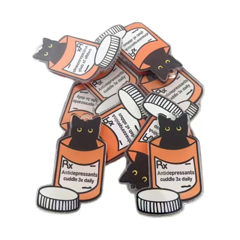 10個のアクリル製薬用猫ペンダント、DIYジュエリー作り用イ - Jewelry Making Diy のレビューと価格