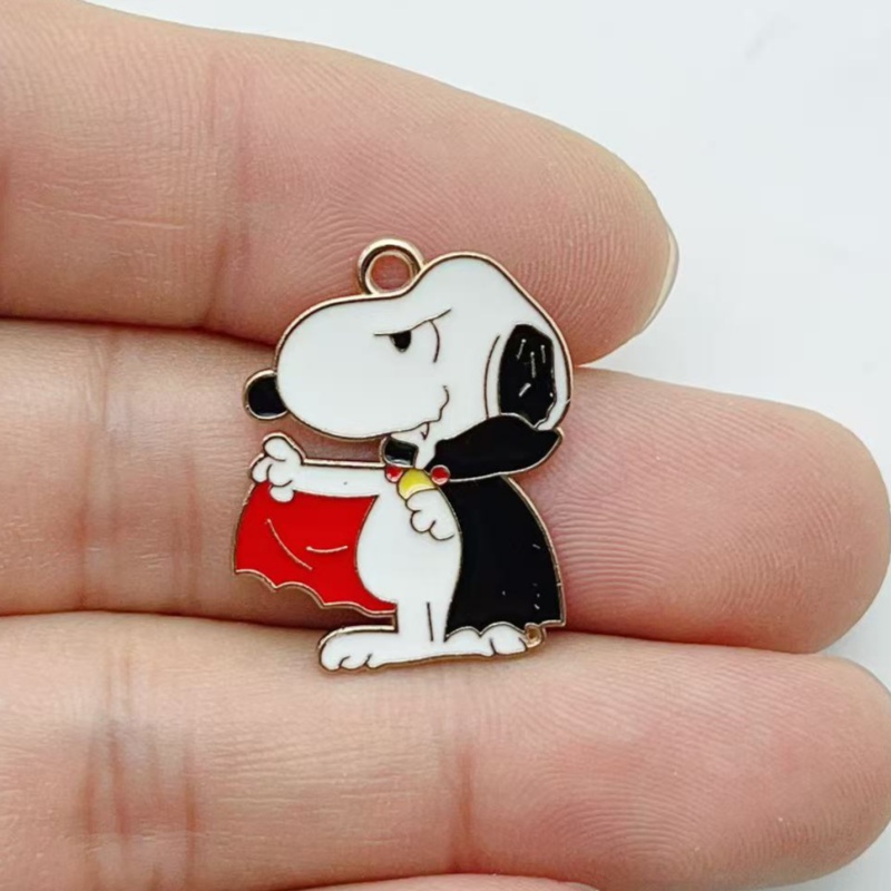 10 個かわいいハロウィン漫画子犬合金エナメルチャームカボチ - Jewelry Making Diy のレビューと価格