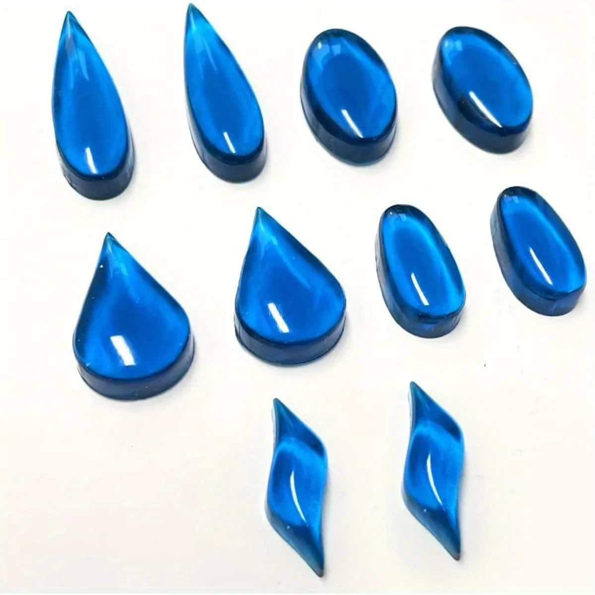 スタッドピアスシリコンモールド、41ペアの形状、長方形ティア - Jewelry Making Uv Resin Kit のレビューと価格