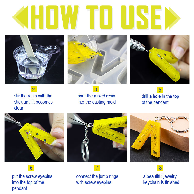 日曜大工のジュエリーを作るための成形金型,アルファベット,樹 - Jewelry Making Uv Resin Kit のレビューと価格