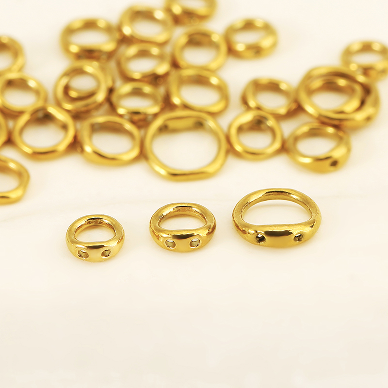 30個入り 5/6/8mm ステンレス製ビーズ用アクセサリー - Jewelry Making Bead のレビューと価格