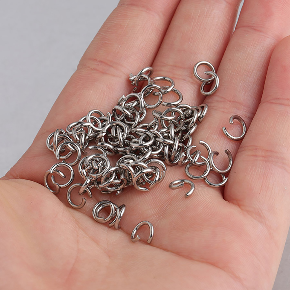 ステンレス鋼のオープンリング,スプリットリング,日曜大工のジ - Jewelry Making Supplies Wholesale のレビューと価格