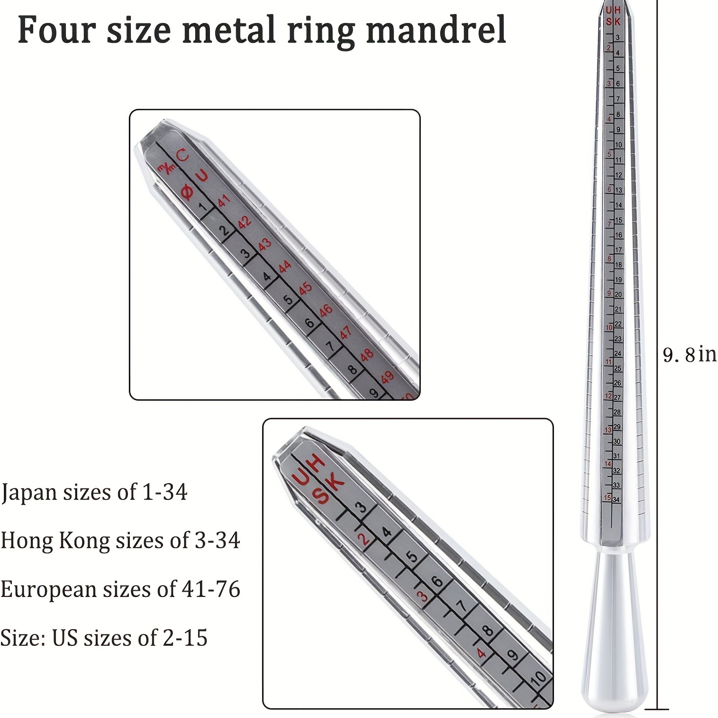 プロのtkリング引伸機測定機器、金属棒、DIYジュエリー作成 - Jewelry Making Kit Professional のレビューと価格