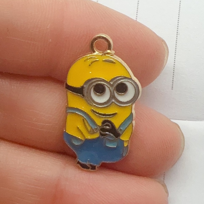 10個入り合金製ドリップオイル漫画ペンダント、DIYジュエリ - Jewelry Making Diy のレビューと価格