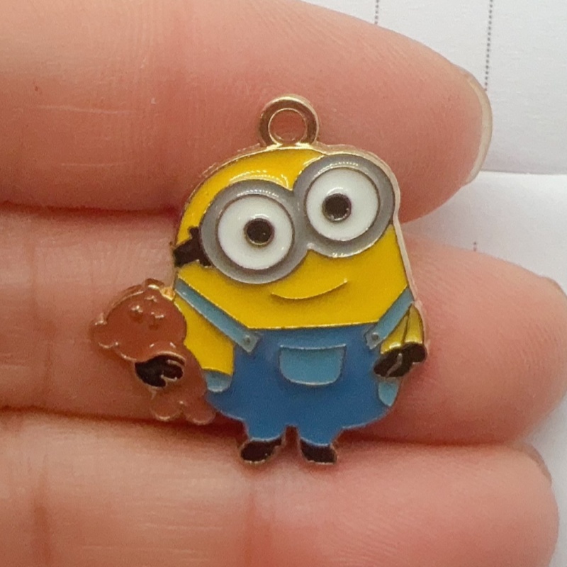 10個入り合金製ドリップオイル漫画ペンダント、DIYジュエリ - Jewelry Making Diy のレビューと価格