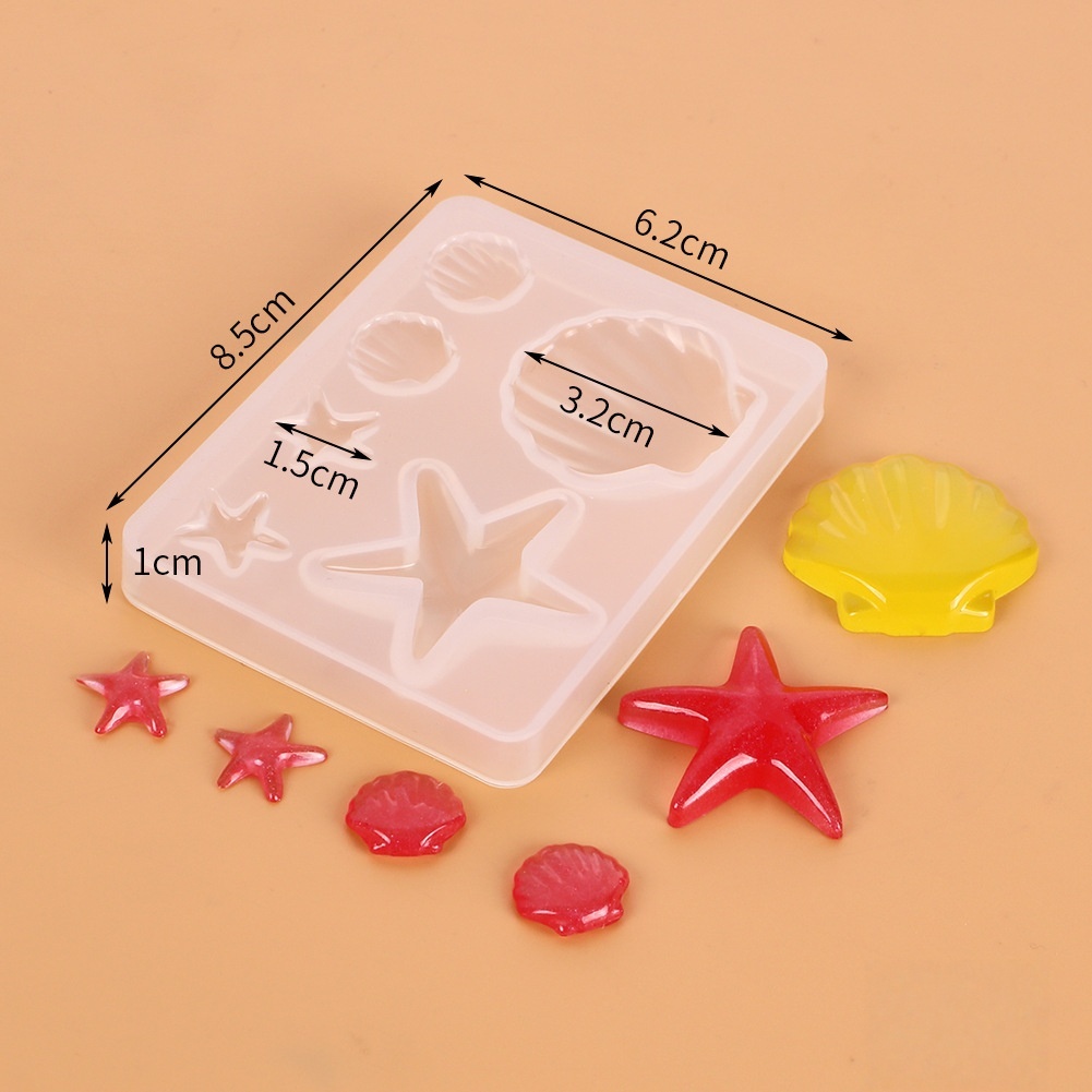 DIY 海洋テーマクリスタルエポキシ樹脂シェルジュエリーペン - Jewelry Making Uv Resin Kit のレビューと価格