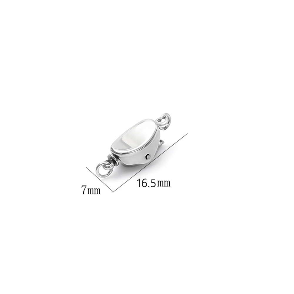 5 個のチタン鋼ネックレスバックルステンレス鋼サドルバックル - Jewelry Making Bead のレビューと価格
