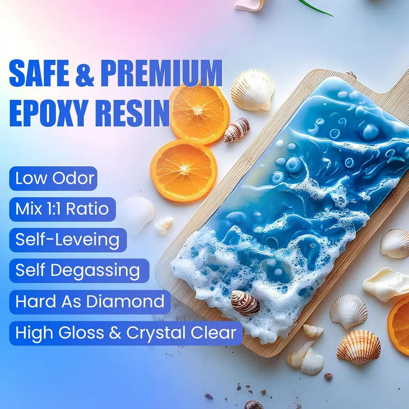 簡単混合エポキシ樹脂キット クリスタルクリア樹脂エポキシ エ - Jewelry Making Uv Resin Kit のレビューと価格