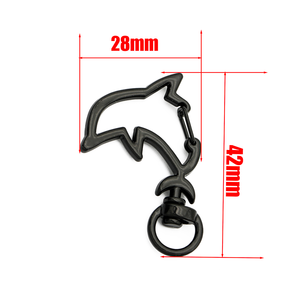 10 個キャンディーカラーメタルイルカスナップロブスタークラ - Jewelry Making Supplies Wholesale のレビューと価格