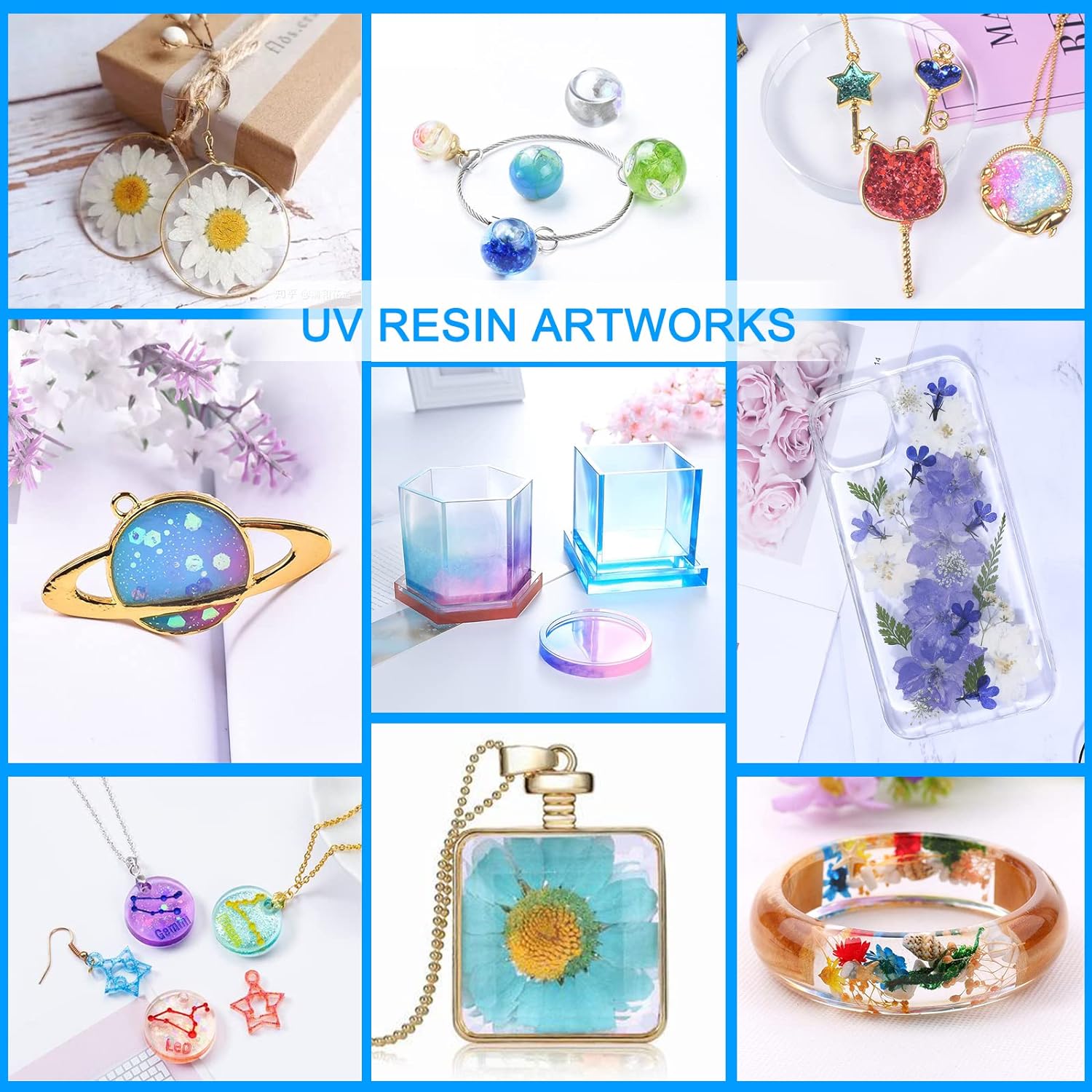 250g/500g UVレジンクリアハードグルー、太陽光硬化 - Jewelry Making Uv Resin Kit のレビューと価格