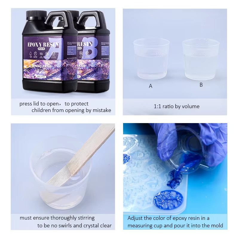 簡単ミックス 1:1 エポキシ樹脂キット クリスタルクリア  - Jewelry Making Uv Resin Kit のレビューと価格