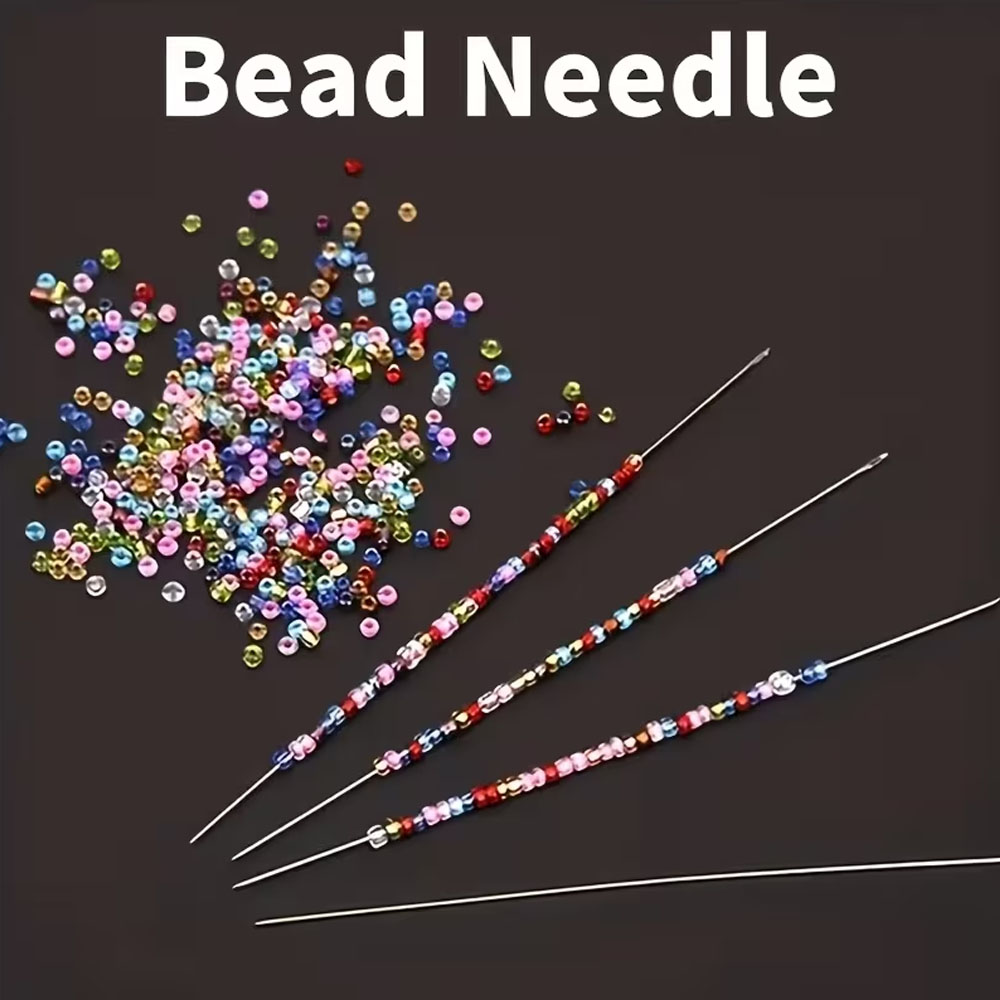 10本入りビーズ針 金属製 ブレスレット ネックレス 手作り - Crimp Bead Tube のレビューと価格