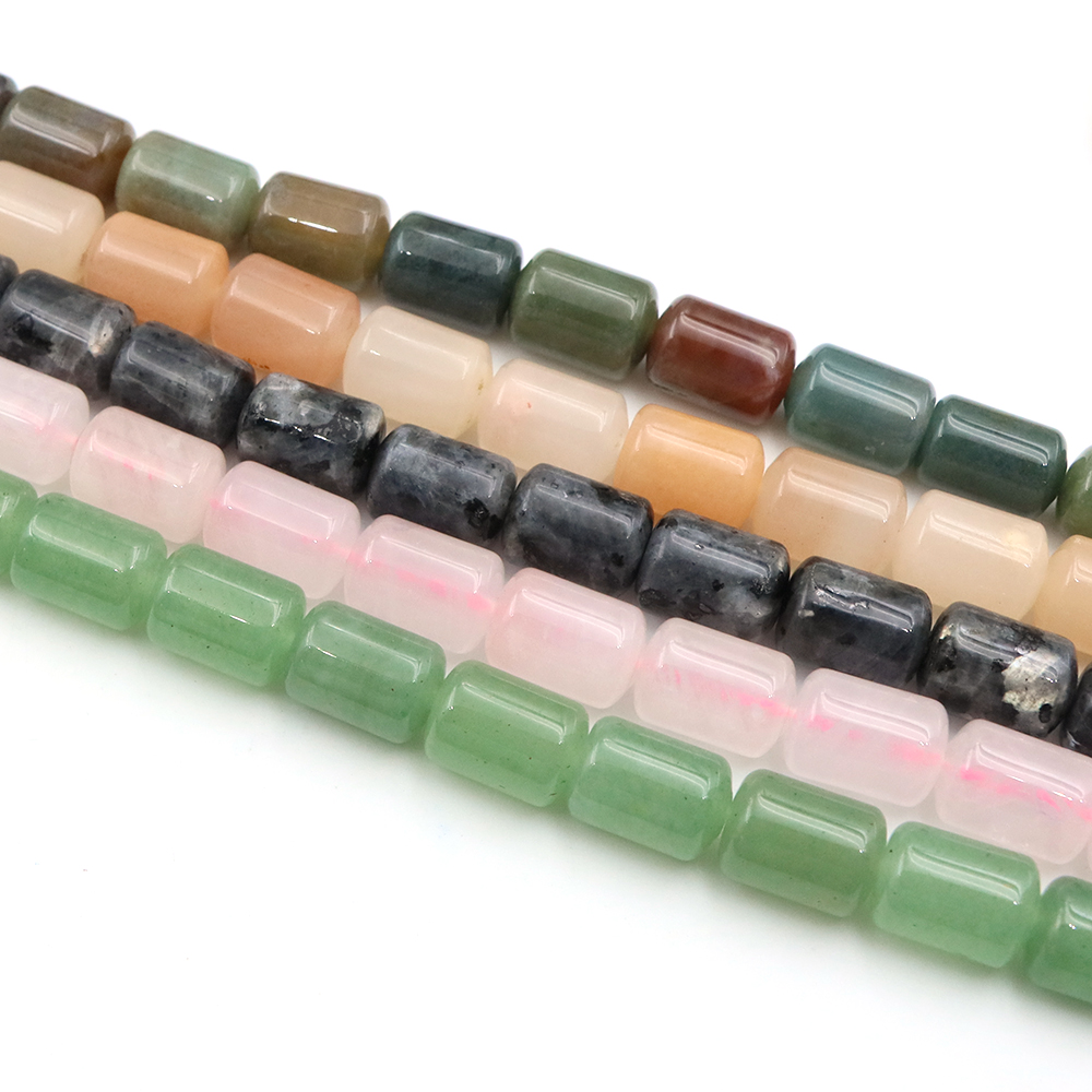 10x14mm天然石シリンダービーズヒーリングクリスタルチャ - Crimp Bead Tube のレビューと価格