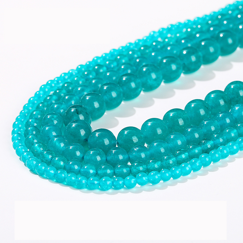 天然石アマゾンカラーカルセドニービーズラウンドルーススペーサ - Jewelry Making Amazon のレビューと価格