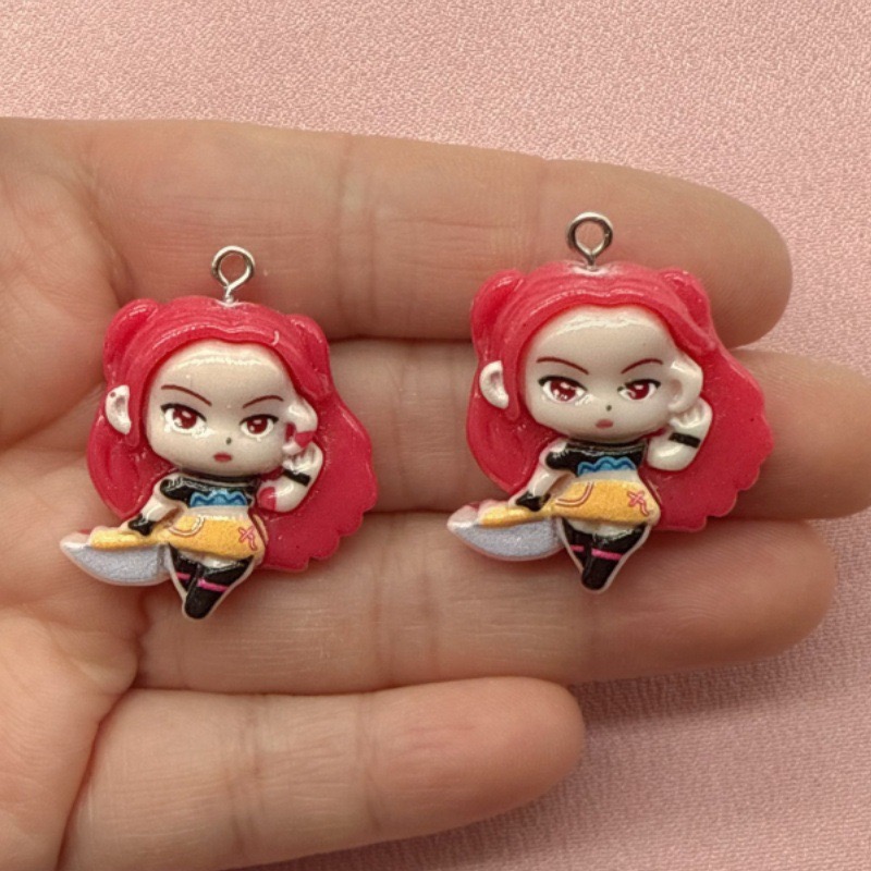 10個入り樹脂製漫画ペンダント、DIYジュエリー製作イヤリン - Jewelry Making Diy のレビューと価格