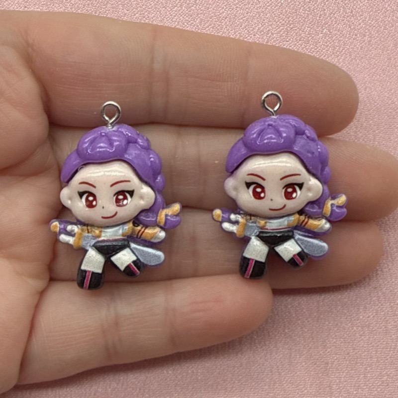 10個入り樹脂製漫画ペンダント、DIYジュエリー製作イヤリン - Jewelry Making Diy のレビューと価格