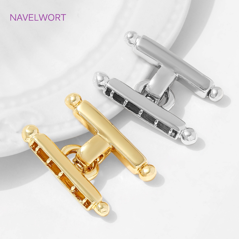 マルチストランドネックレスクラスプ 18K ゴールドメッキパ - Jewelry Making Bead のレビューと価格