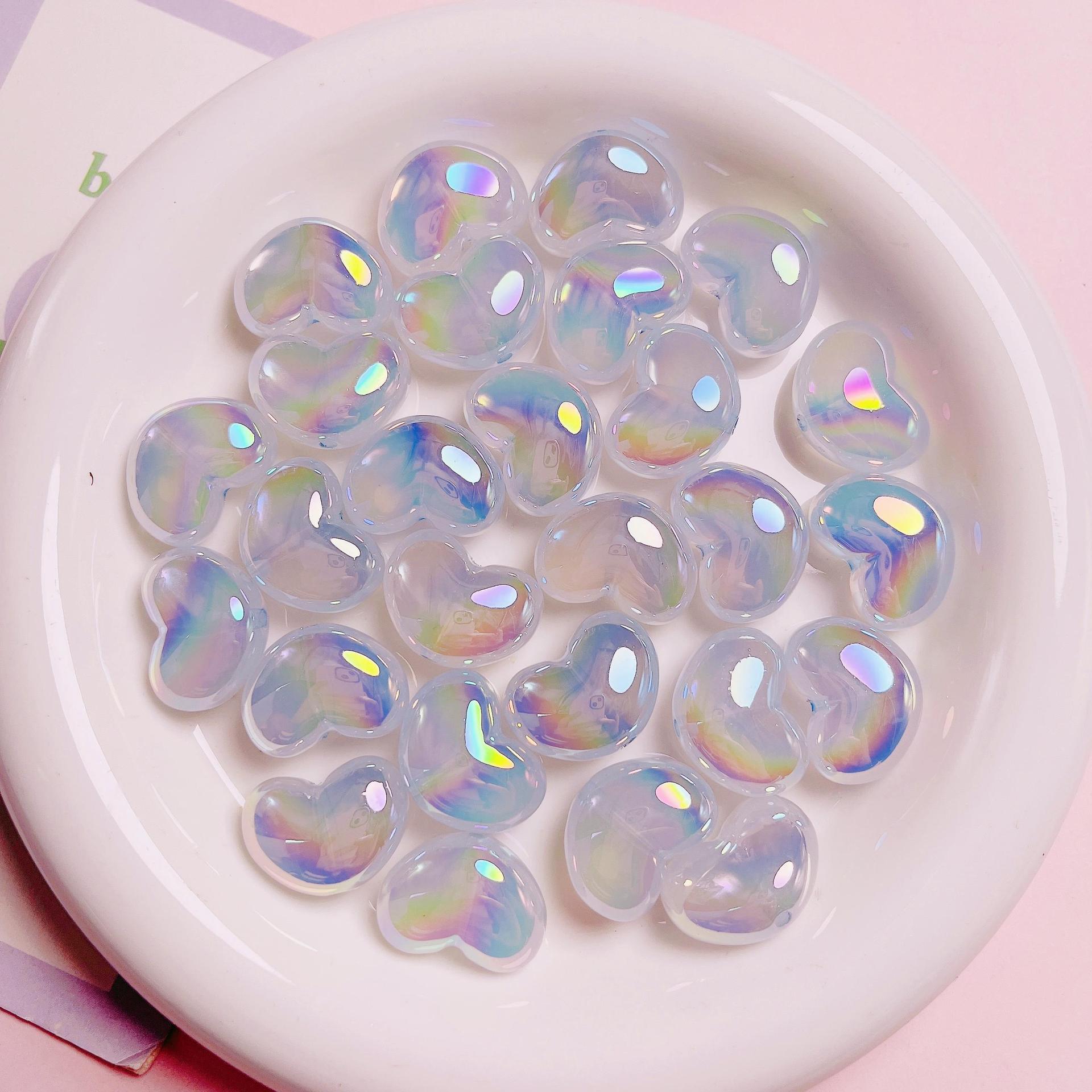 透明なアクリルビーズハート,ブレスレット,ネックレス,ジュエ - Jewelry Making Ideas With Beads のレビューと価格