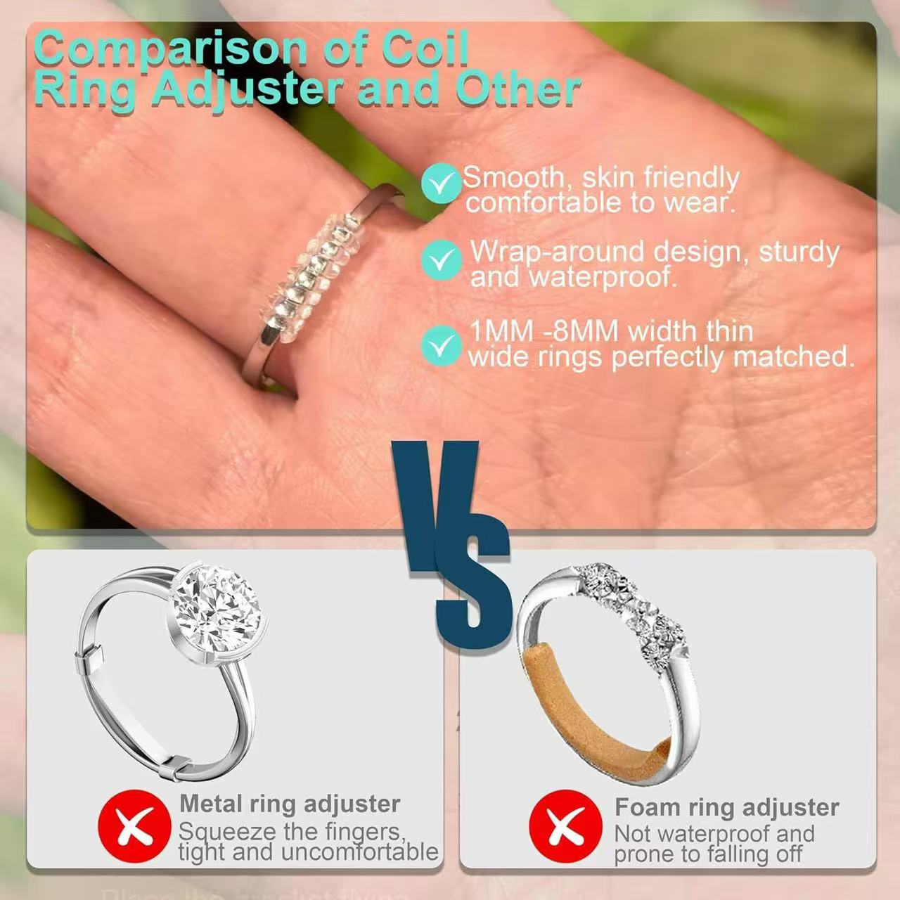 6個/ロット ガードタイトナー レデューサー サイズ調整ツー - Jewelry Making Tools のレビューと価格