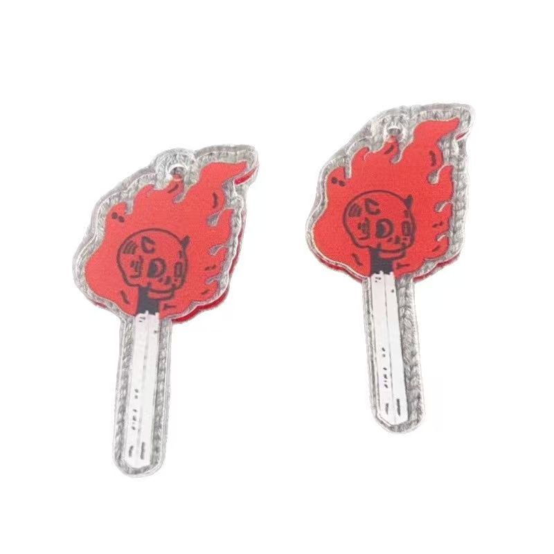 10個のアクリルスカルペンダント、DIYジュエリー作り、イヤ - Jewelry Making Diy のレビューと価格