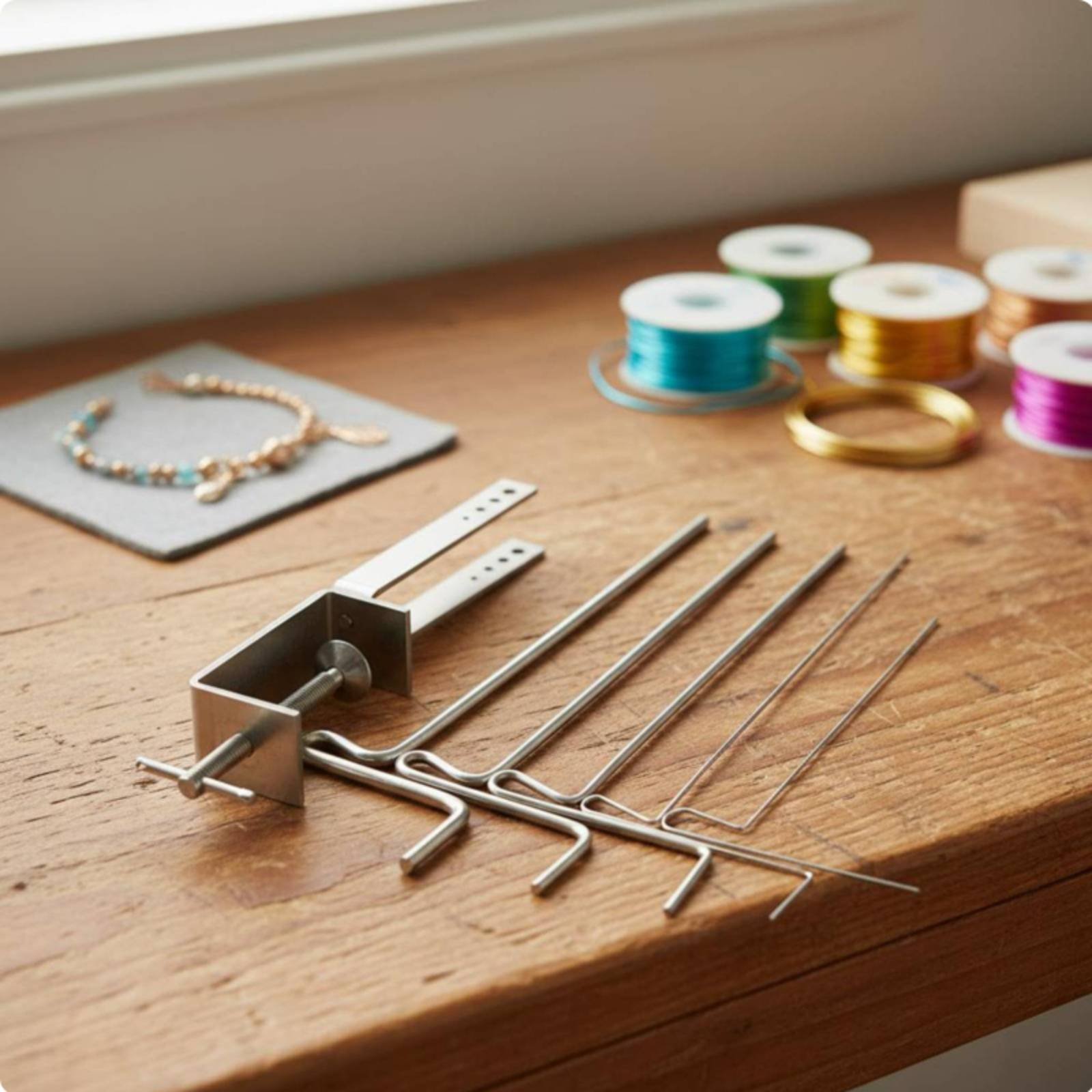 ステップワイヤー ループロッド 頑丈な金属構造 ジュエリーワ - Jewelry Making Tools のレビューと価格