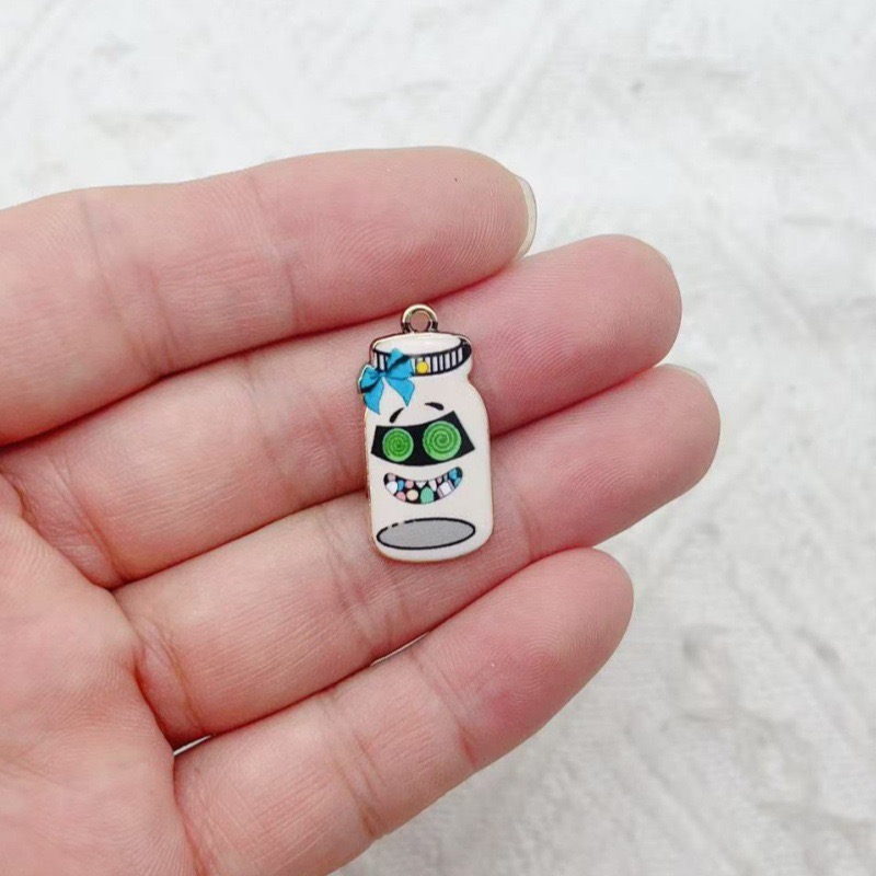 12個の合金プリントボトルペンダント、DIYジュエリー作り用 - Jewelry Making Diy のレビューと価格