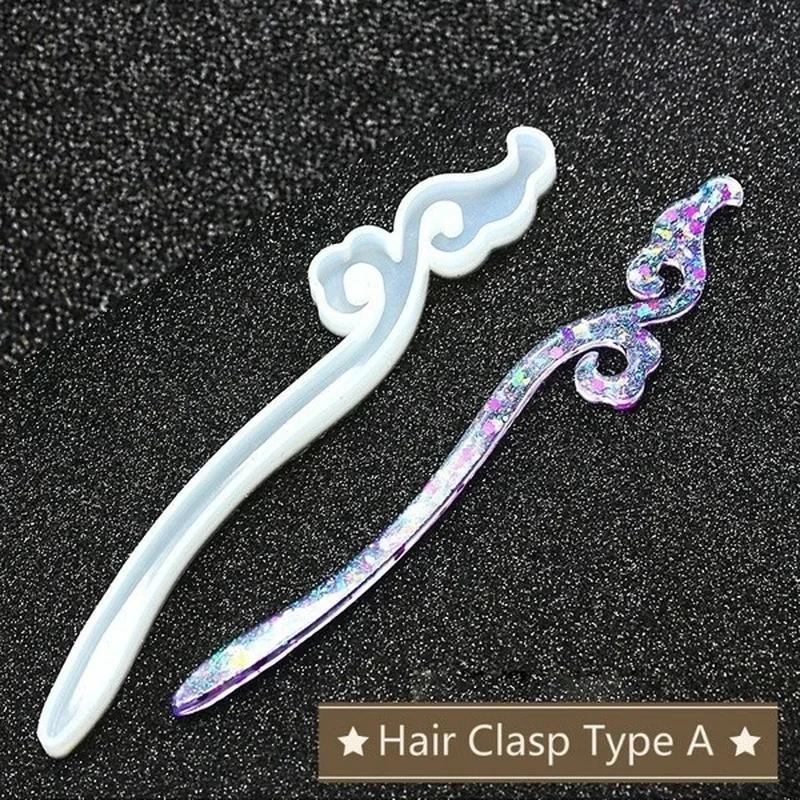 新しい透明ヘアピンシリコーン特殊金型樹脂 DIY ヘアジュエ - Jewelry Making Resin のレビューと価格