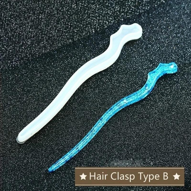 新しい透明ヘアピンシリコーン特殊金型樹脂 DIY ヘアジュエ - Jewelry Making Resin のレビューと価格