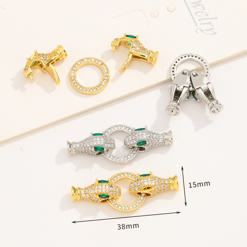 Juya 18K ゴールドメッキ装飾セクターファスナーコネク - Jewelry Making Bead のレビューと価格