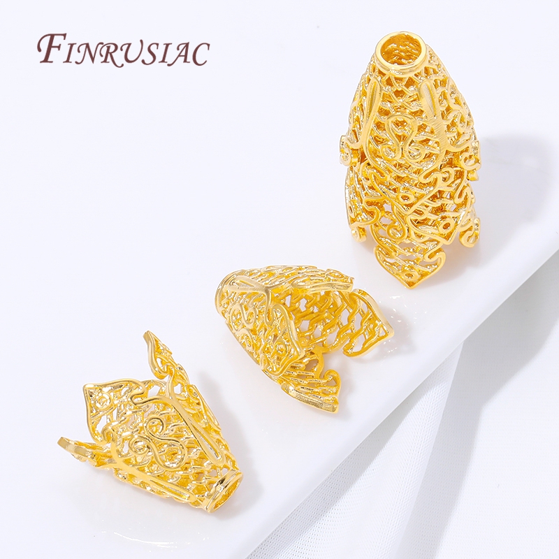 18K金メッキタッセルエンドキャップ卸売ジュエリーパーツ、ブ - Jewelry Making Supplies Wholesale のレビューと価格