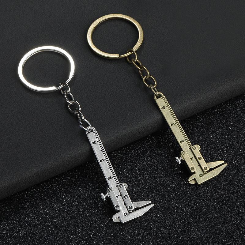 精密ミニノギスキーホルダーポケットサイズの金属定規100mm - Jewelry Making Experience のレビューと価格