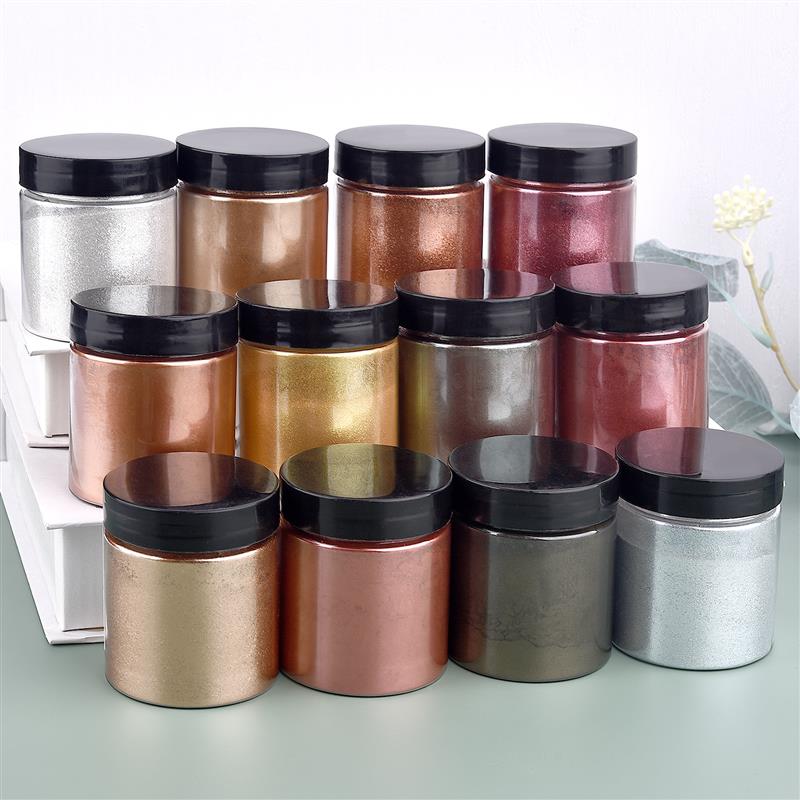 ジュエリー作り用のメタリック顔料染料,真珠光沢のある着色剤, - Jewelry Making Uv Resin Kit のレビューと価格