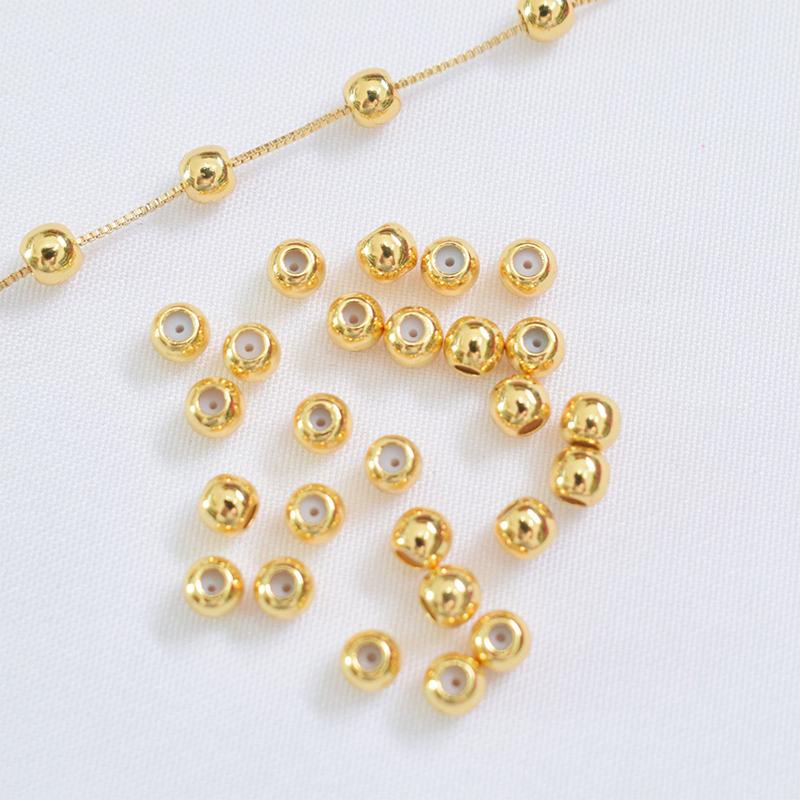光沢のある金メッキの多面スペーサービーズ 100個入り 色褪 - Jewelry Making Ideas With Beads のレビューと価格