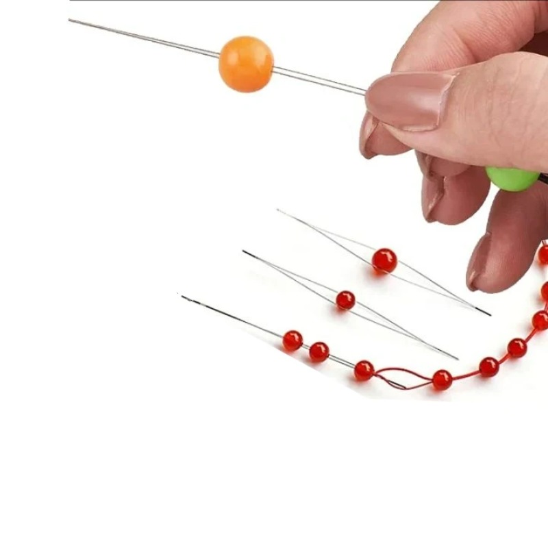 1-10個入りビーズニードル、シードビーズニードル、大きな目 - Jewelry Making Tools のレビューと価格