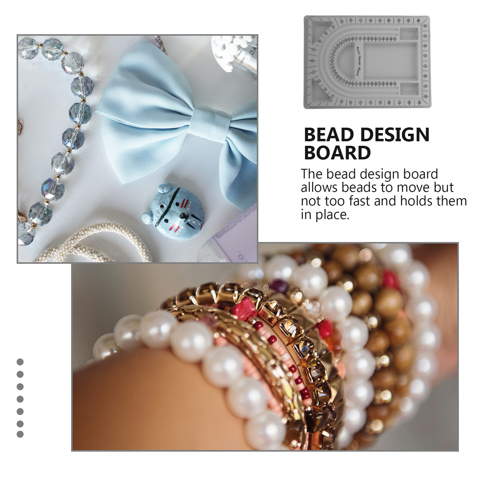 2 個ビーズデザインボードジュエリー作成トレイネックレスブレ - Jewelry Making Bead のレビューと価格