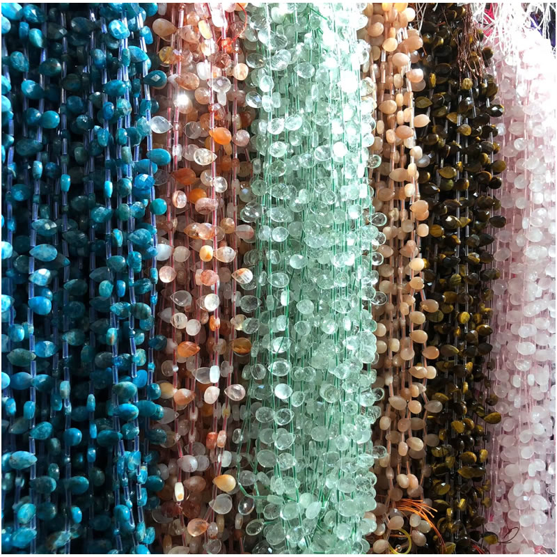 ファセットナチュラル 8 × 12 ミリメートルラブラドライ - Jewelry Making Amazon のレビューと価格