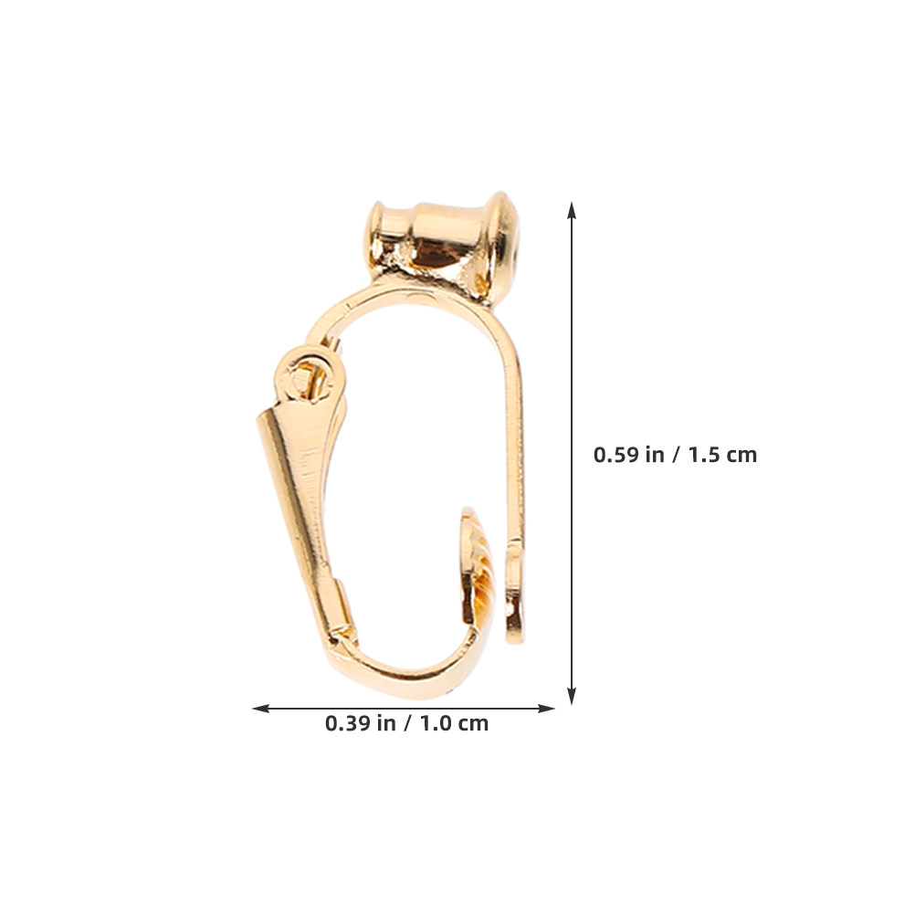40個入りイヤリングクリップコンバーター、非ピアスイヤリング - Jewelry Making Tools のレビューと価格