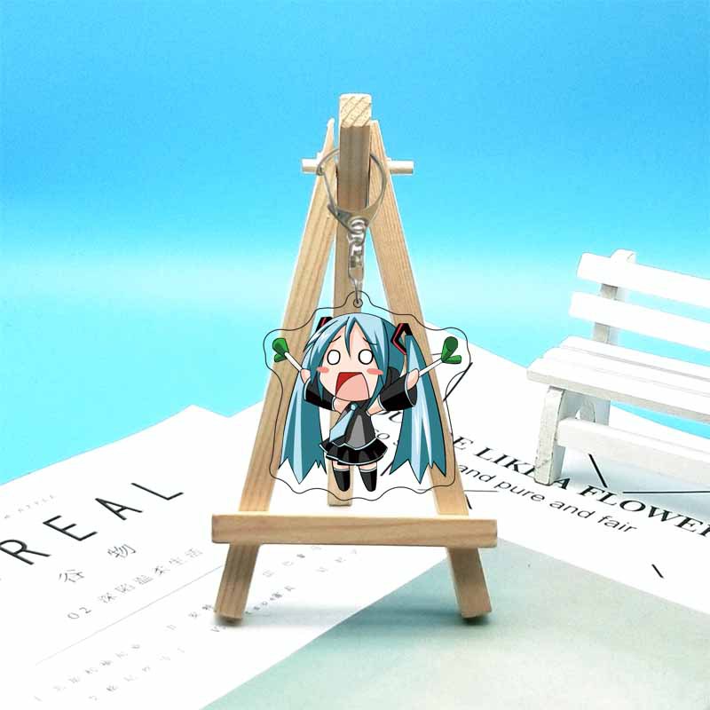 初音ミクアニメアクリルかわいいフィギュアバッグチャームキーリ - Jewelry Making Resin のレビューと価格