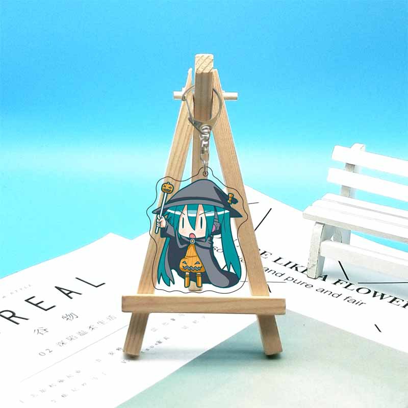 初音ミクアニメアクリルかわいいフィギュアバッグチャームキーリ - Jewelry Making Resin のレビューと価格
