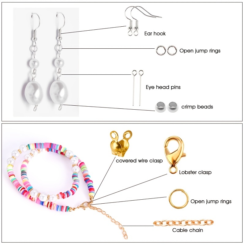 1420個入り 1箱 ジュエリーパーツセット イヤリング製作 - Jewelry Making Tools のレビューと価格