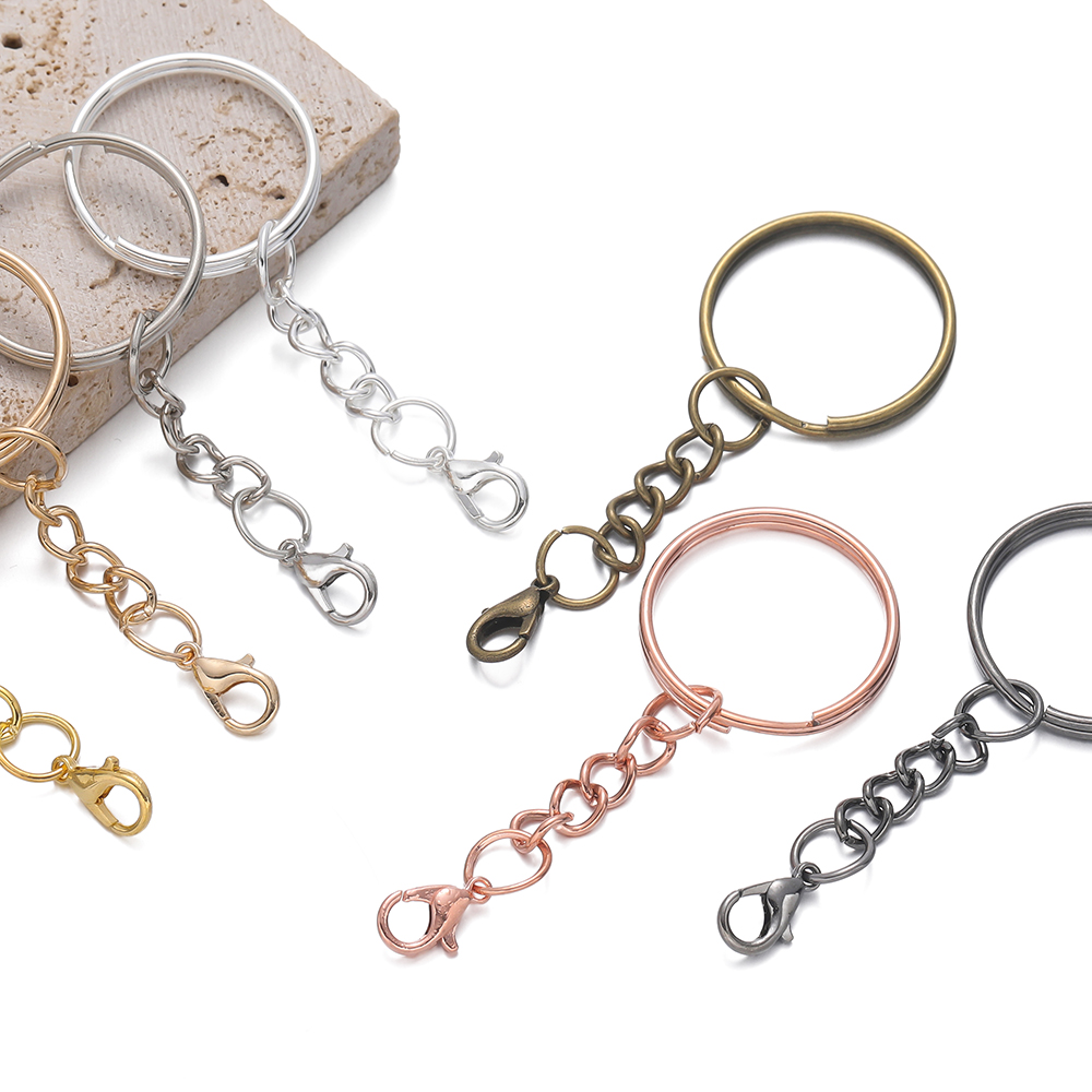 10個/ロット 25mm スクリューアイピン キーチェーン  - Jewelry Making Supplies Wholesale のレビューと価格