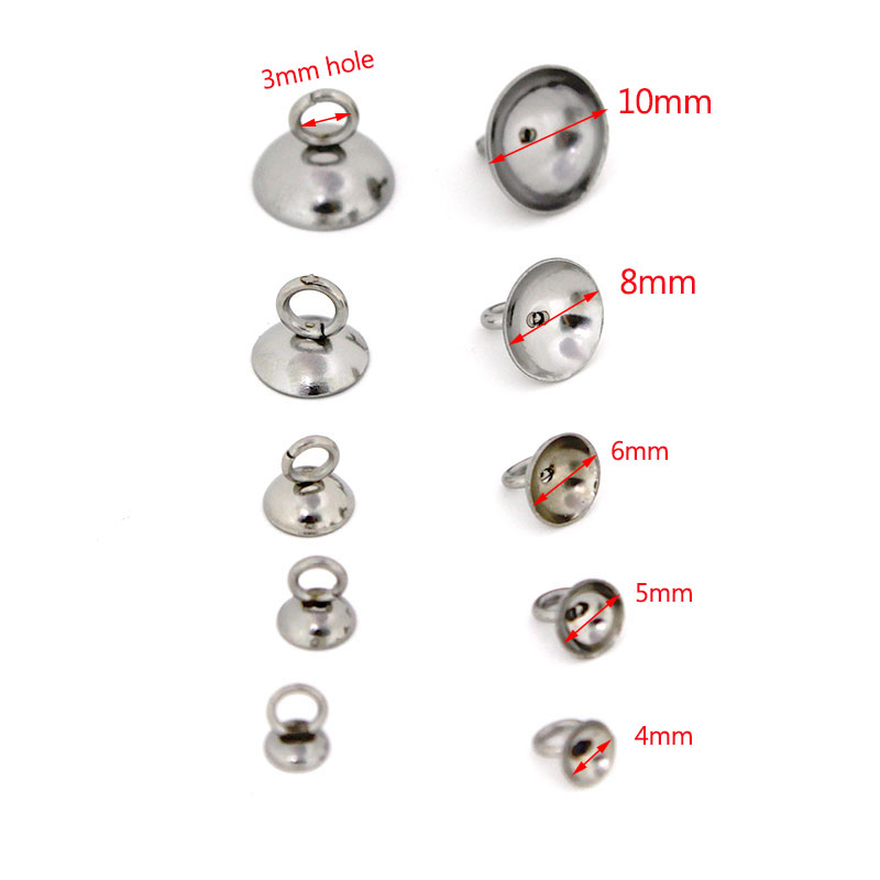 20個入り 4/5/6/8/10mm ステンレス製ビーズエン - Jewelry Making Bead のレビューと価格