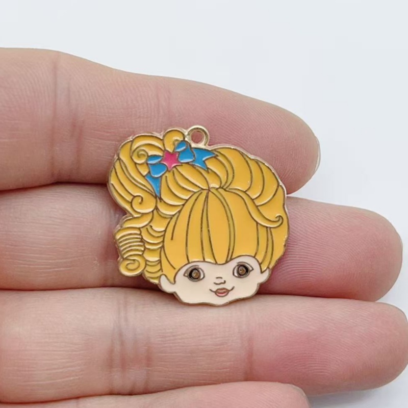 10 個かわいい女の子エナメルメタルジュエリーイチゴレインボ - Jewelry Making Diy のレビューと価格