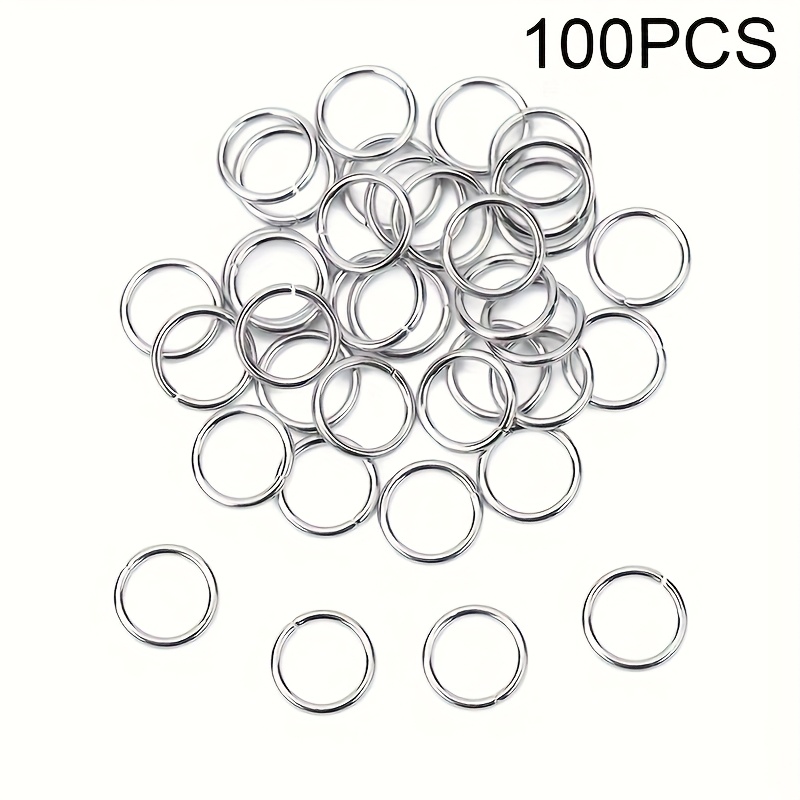 100個 ジュエリー接続リング 304ステンレス鋼 スプリッ - Jewelry Making Supplies Wholesale のレビューと価格